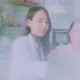 asian female talking good positive conversation to friends with smiling laugh and happiness - VideoHive Item for Sale