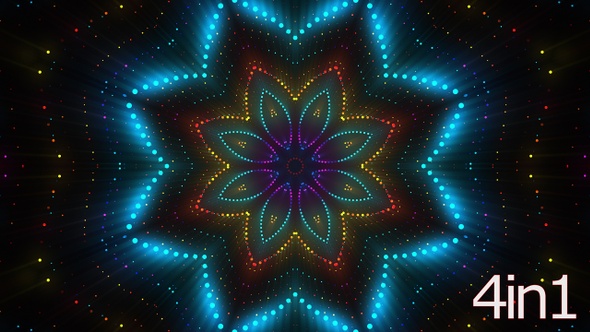 4k Colorful Neon Lights Show alt