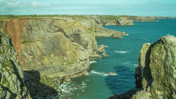 Wales green bridge coast pembrokeshire nature timelpase