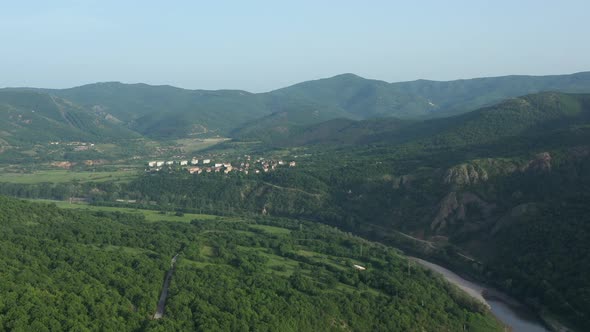 Flight Over The Town Of Madjarovo In Bulgaria 2