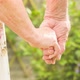 Elderly couple holding hands - VideoHive Item for Sale