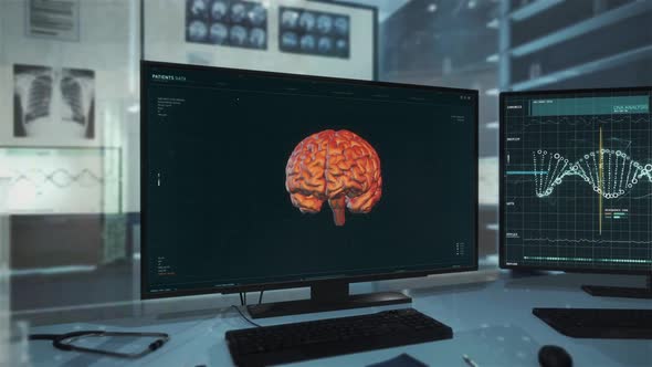 Brain Illness Diagnosis Digital Examination On Multiple Scanning Levels alt