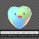 Isolated Cartoon Heart Shaped Earth Object - VideoHive Item for Sale