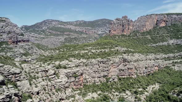 Canyon of Collegats Catalonia Spain