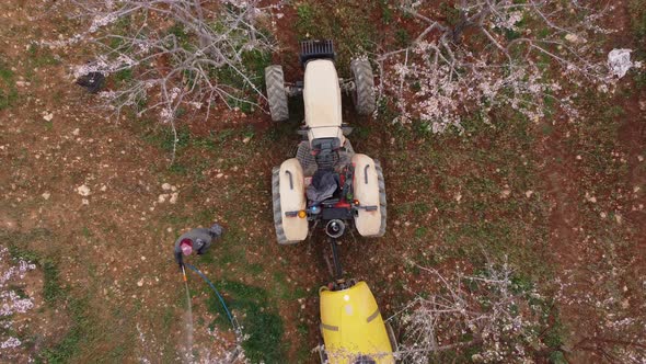 Tractor Agricultural Spraying Drone