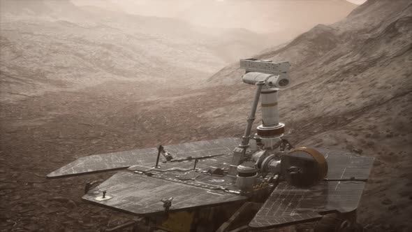 Opportunity Mars Exploring the Surface of Red Planet alt