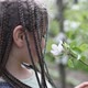 Preteen Girl Enjoying Blooming Apple Garden in Spring Relax and Freedom Beauty of Nature - VideoHive Item for Sale