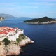 Aerial View of Dubrovnik City Walls from The Fort Bokar Side - VideoHive Item for Sale