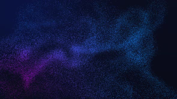 Particle Blue Spread Background