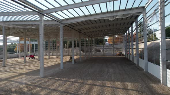 Inside a Building Under Construction