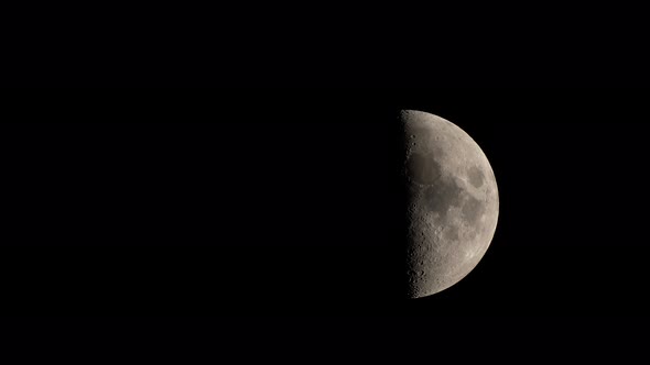 Moon  UHD Close-up. Planet Satellite