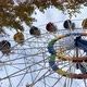 Ferris Wheel on a Blue Sky Background - VideoHive Item for Sale