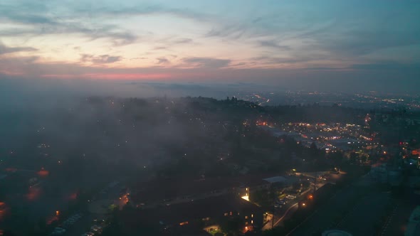 Los Angeles Suburbs Aerial 4K