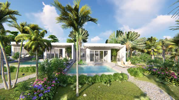 Tropical Garden Swimming Pool Villa 