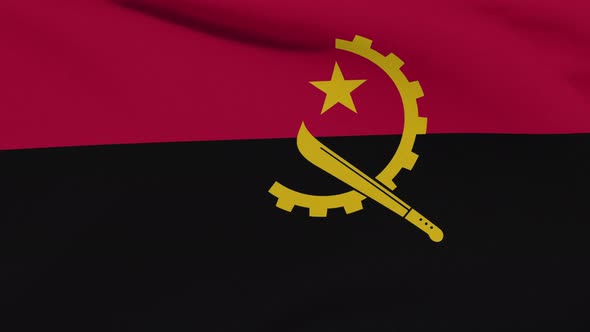 Flag Angola Patriotism National Freedom Seamless Loop