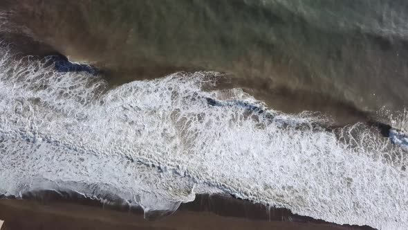 aerial sea ​​and beach