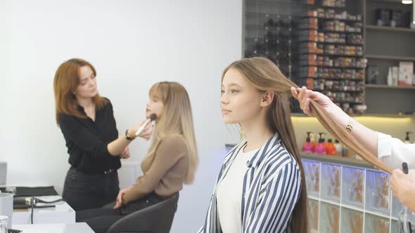 Hairdresser, Hairdo, Beauty Saloon Concept
