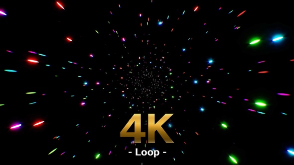 Colorful Particles 4K alt