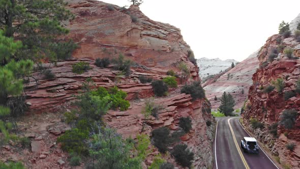 Panoramic Landscape Wide Format Zion Canyon National Park US