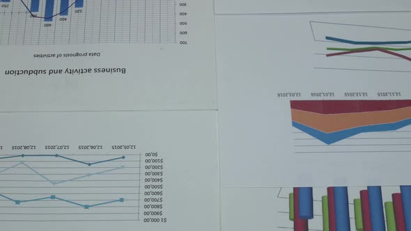 Business Charts On The Table