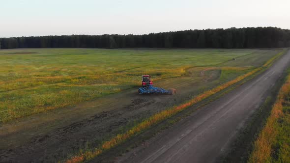 Red Tractor Circles  Stack