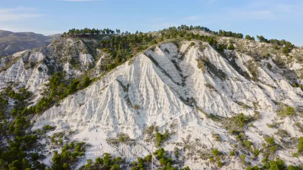 Badlands, rock formation 