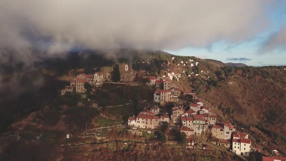 Mountain Village Aerial View