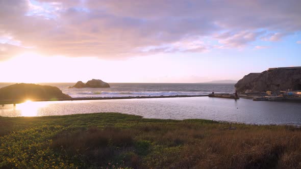 Land's End San Francisco with a beautiful view of the ocean.