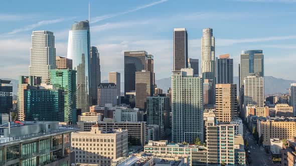 Downtown Los Angeles Skyline Day 