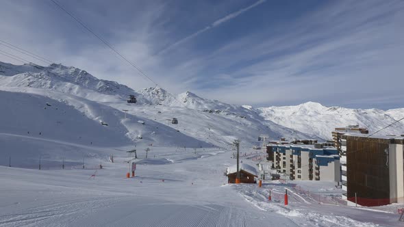 Val Thorens ski resort, France