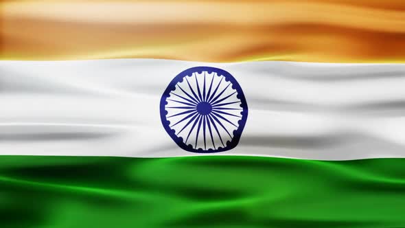 India Flag Waving