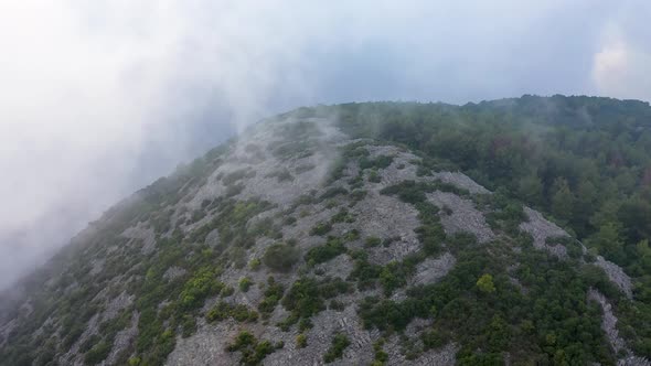 Feel Like a Bird Flying Over the Clouds Shoot on Drone