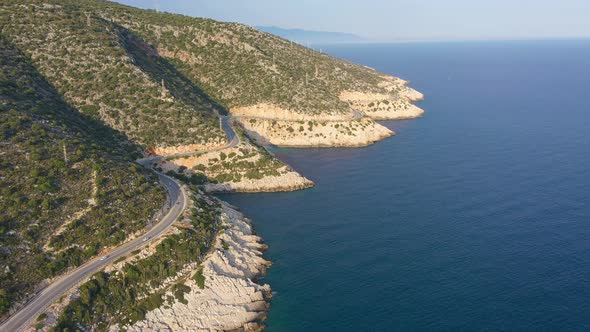 Road Along Coastline