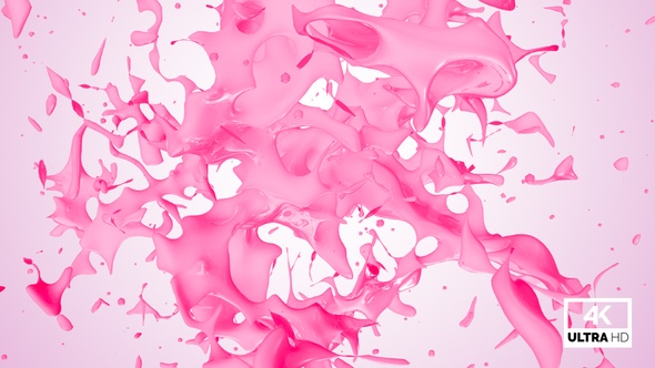Abstract Fresh Strawberry Milkshake Splash V5 alt