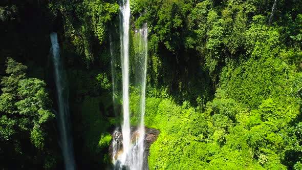 Waterfall and Rainbow