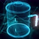 Sci Fi Boiler Hologram Close Up 4k - VideoHive Item for Sale