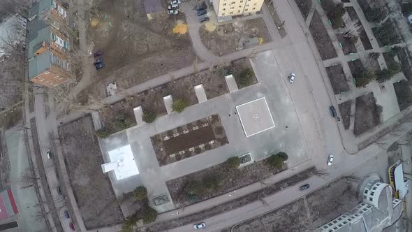 Aerial view of Great Patriotic War Memorial