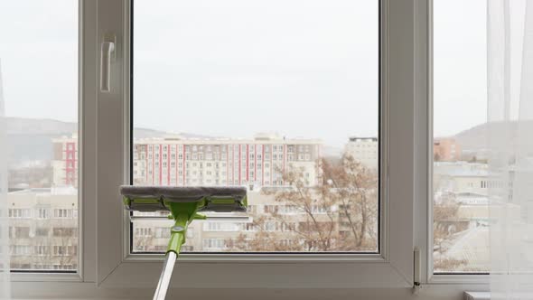Window Cleaning of Special Mop for Washing the Glass Surface of Windows