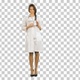 Smiling female doctor looking at camera, Alpha Channel - VideoHive Item for Sale