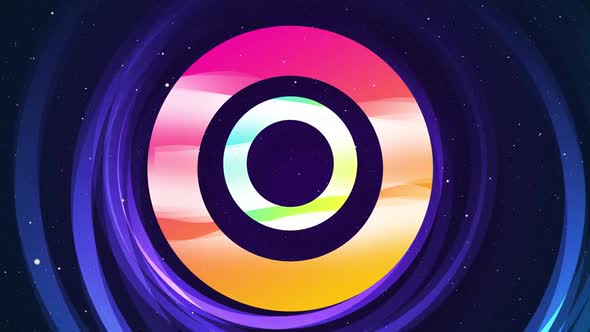 Multicolor Circle Background