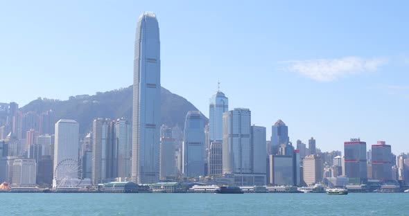 Hong Kong urban city, star ferry pier
