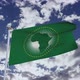 African Union Flag With Sky - VideoHive Item for Sale