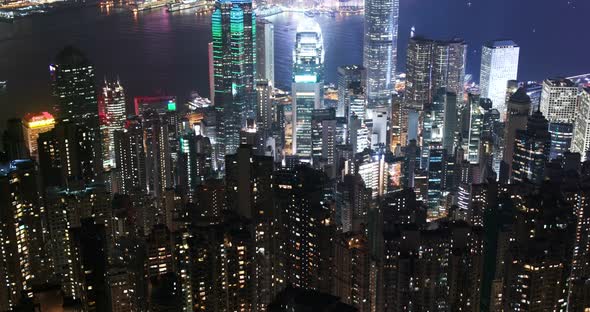 Hong Kong city night