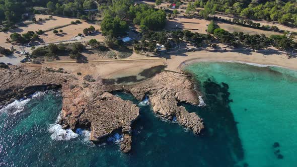 Cala Bassa in Ibiza, Spain