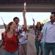 Happy Group of Friends Lighting Sparklers and Enjoying Freedom - VideoHive Item for Sale