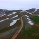 long road over snowy mountains - VideoHive Item for Sale