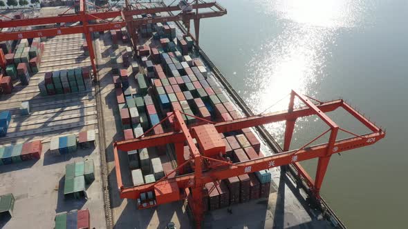 Container Freight Terminal in shaoxing china