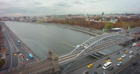 Center of Moscow and Traffic, Aerial Flights