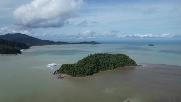 The Beaches at the most southern part of Borneo Island