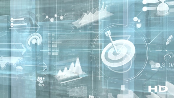 The Movement Of Financial Graphs And Charts HD alt